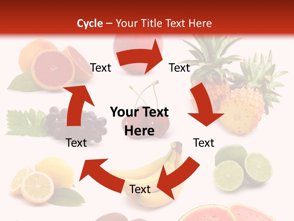 Melon Mediterranean Citrus PowerPoint Template