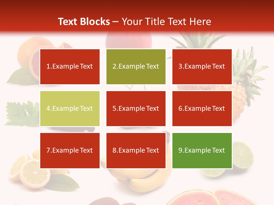 Melon Mediterranean Citrus PowerPoint Template