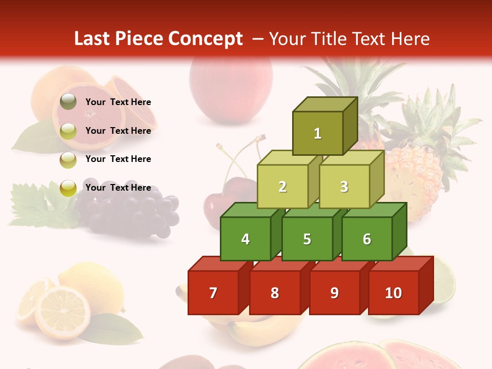 Melon Mediterranean Citrus PowerPoint Template