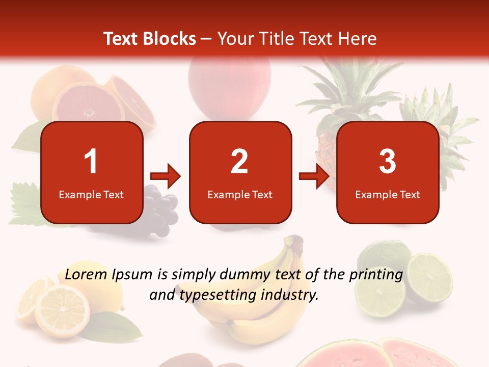 Melon Mediterranean Citrus PowerPoint Template