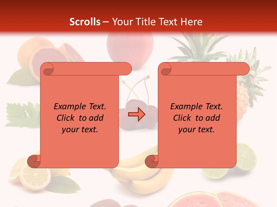 Melon Mediterranean Citrus PowerPoint Template