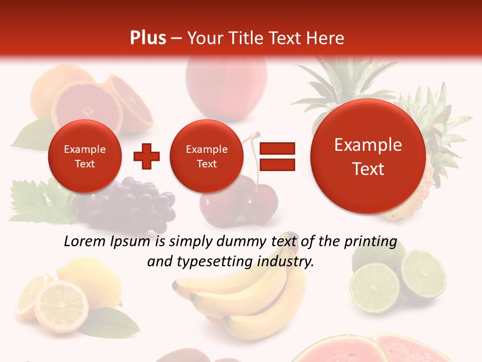 Melon Mediterranean Citrus PowerPoint Template