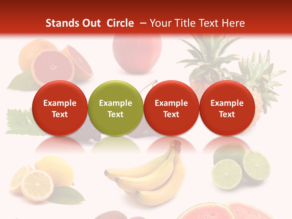 Melon Mediterranean Citrus PowerPoint Template