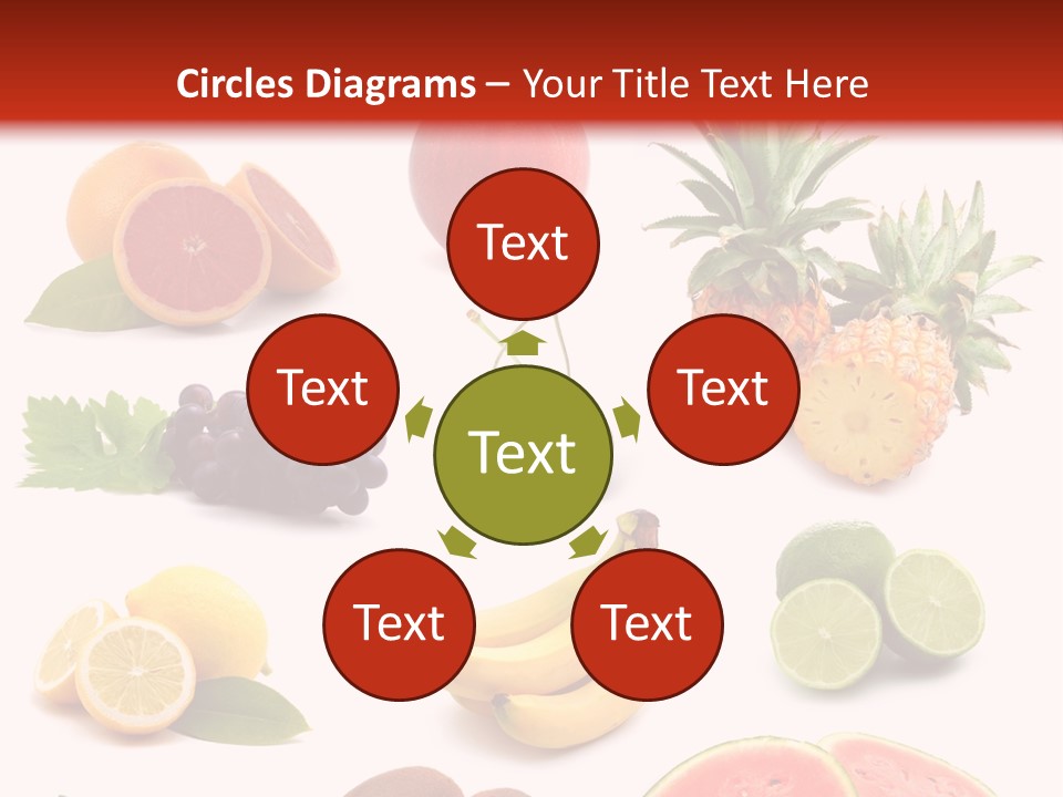 Melon Mediterranean Citrus PowerPoint Template