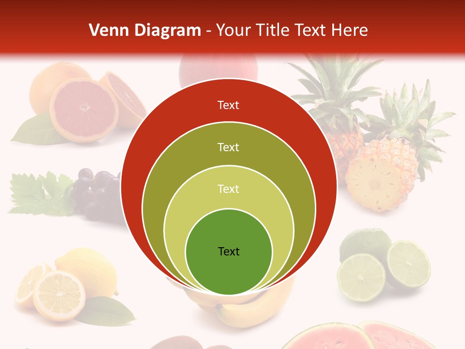 Melon Mediterranean Citrus PowerPoint Template