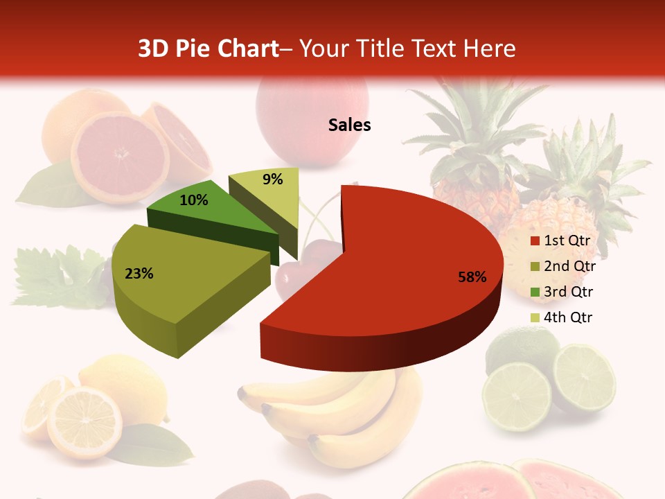 Melon Mediterranean Citrus PowerPoint Template