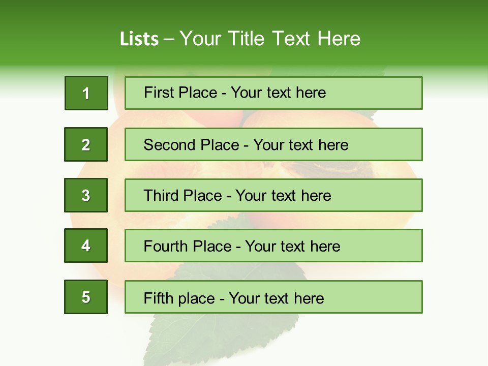 Nutrition Isolated Ripe PowerPoint Template