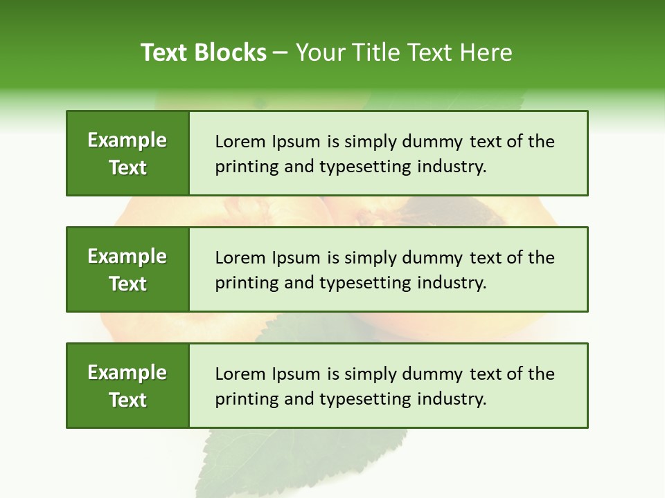 Nutrition Isolated Ripe PowerPoint Template