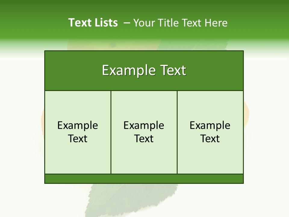 Nutrition Isolated Ripe PowerPoint Template