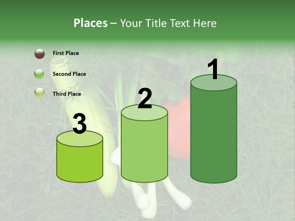 Nutritive Health Giving Grass PowerPoint Template
