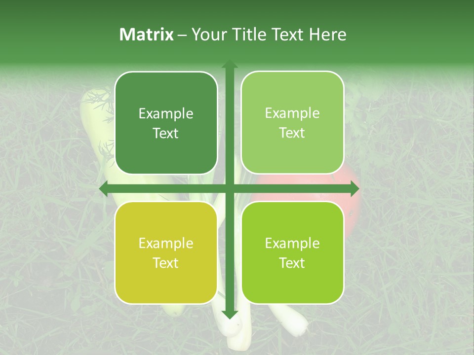 Nutritive Health Giving Grass PowerPoint Template