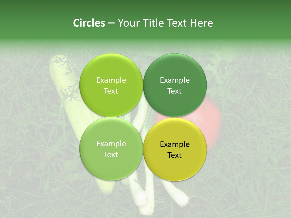 Nutritive Health Giving Grass PowerPoint Template