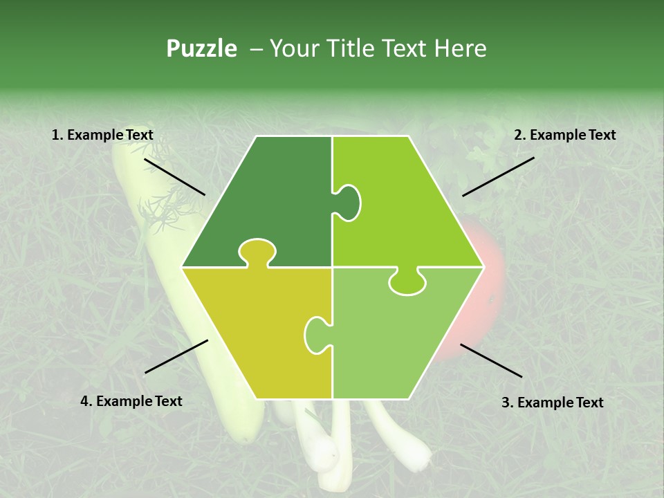 Nutritive Health Giving Grass PowerPoint Template