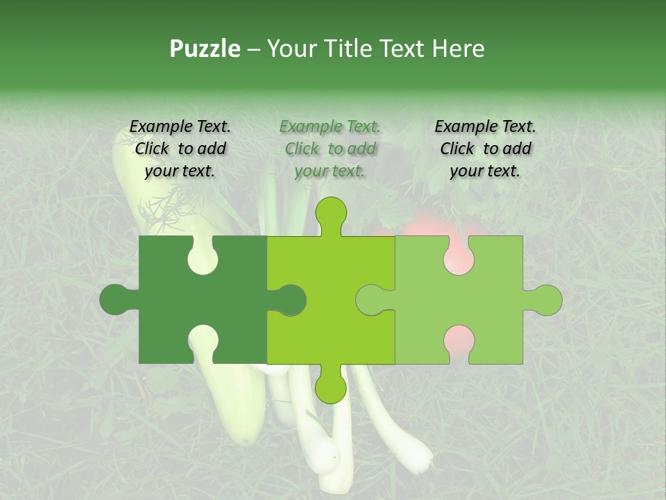 Nutritive Health Giving Grass PowerPoint Template