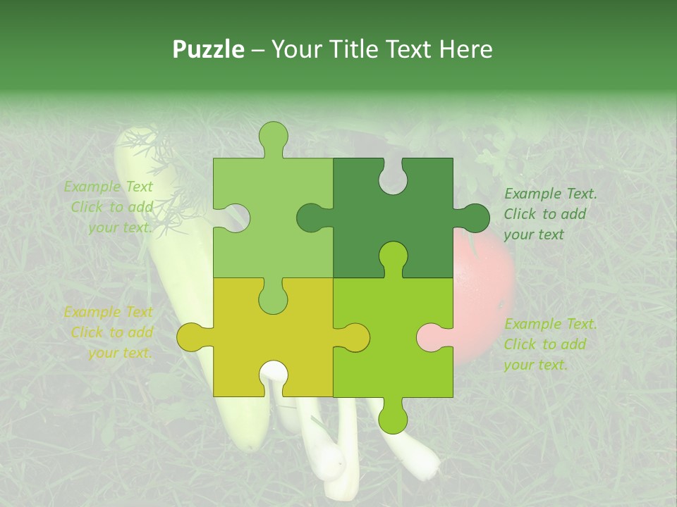 Nutritive Health Giving Grass PowerPoint Template