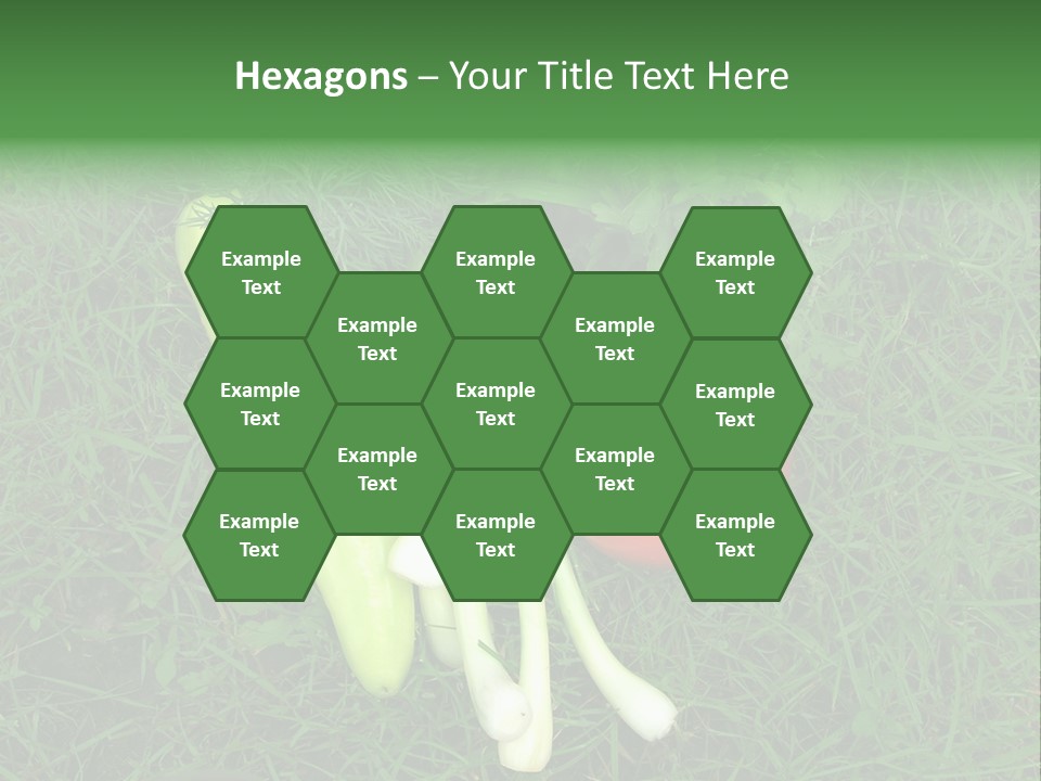 Nutritive Health Giving Grass PowerPoint Template