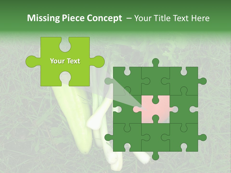 Nutritive Health Giving Grass PowerPoint Template