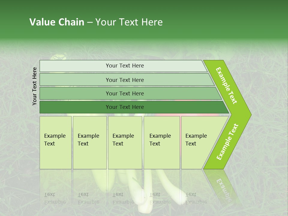 Nutritive Health Giving Grass PowerPoint Template