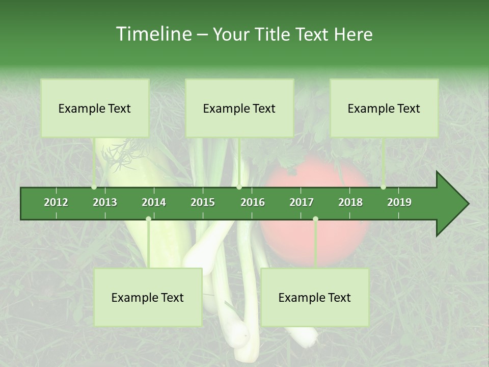 Nutritive Health Giving Grass PowerPoint Template