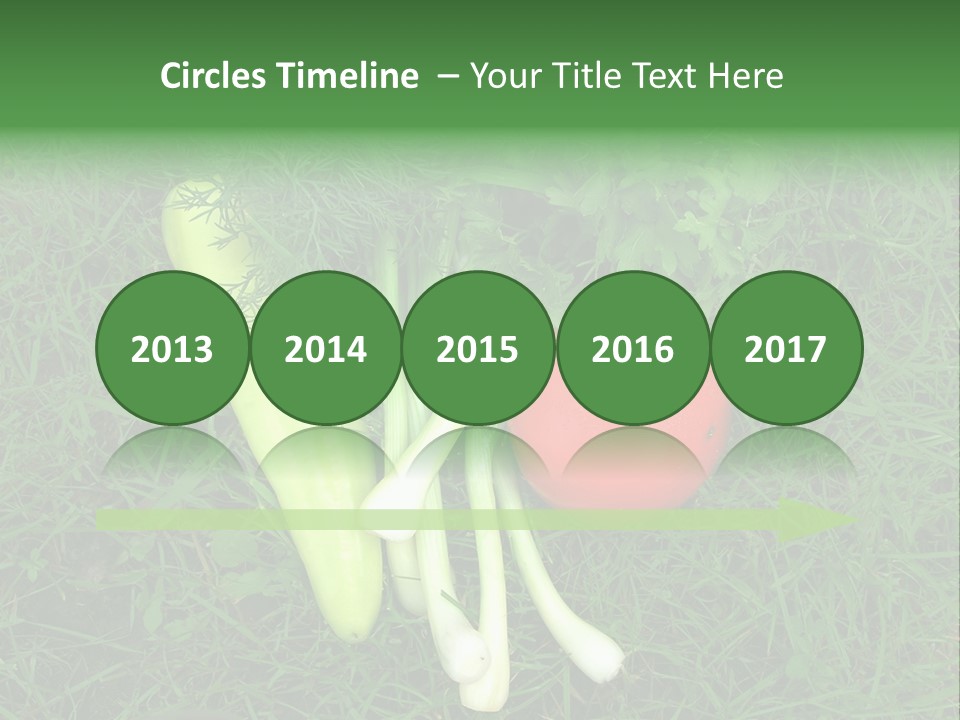 Nutritive Health Giving Grass PowerPoint Template