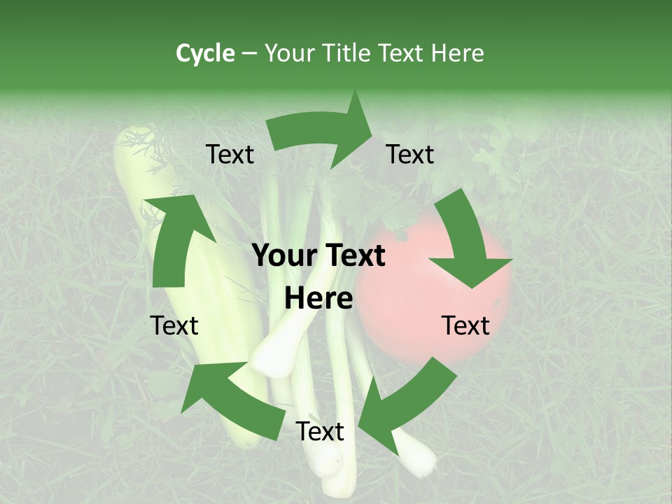 Nutritive Health Giving Grass PowerPoint Template