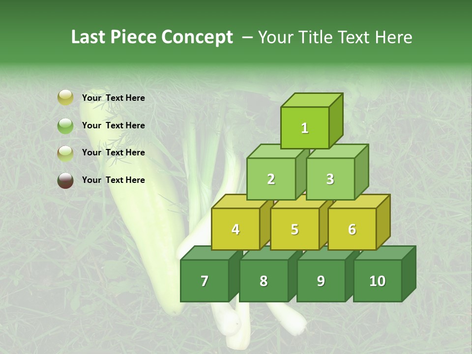 Nutritive Health Giving Grass PowerPoint Template