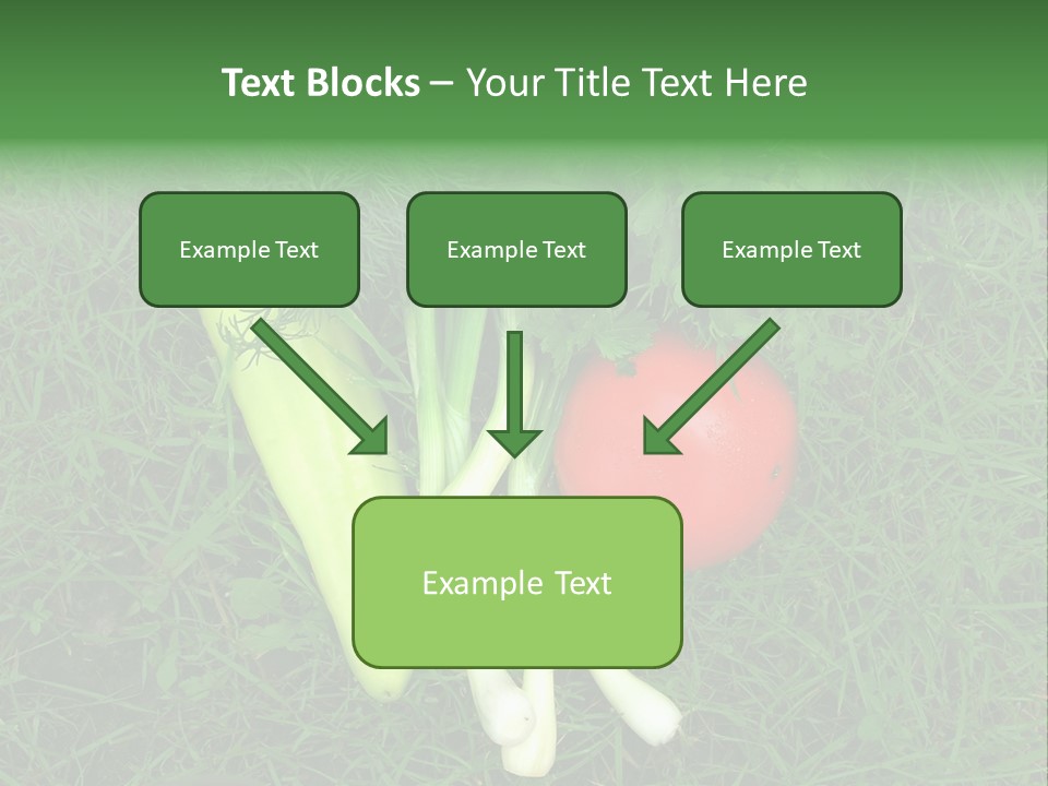 Nutritive Health Giving Grass PowerPoint Template