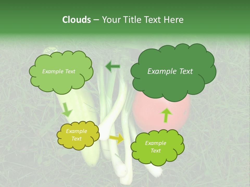 Nutritive Health Giving Grass PowerPoint Template