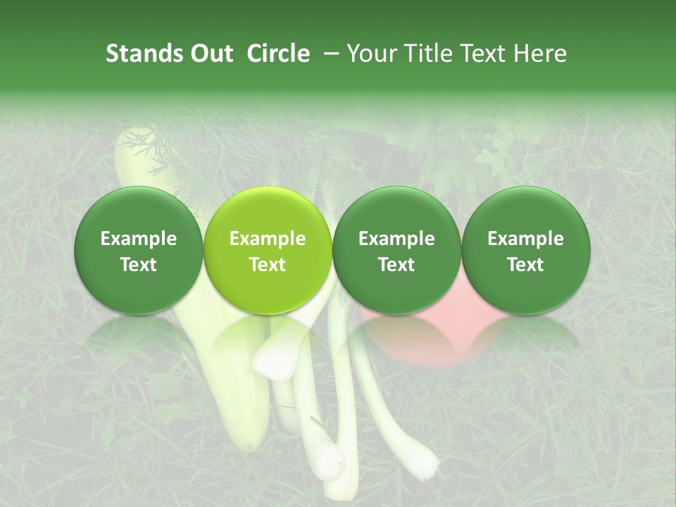 Nutritive Health Giving Grass PowerPoint Template