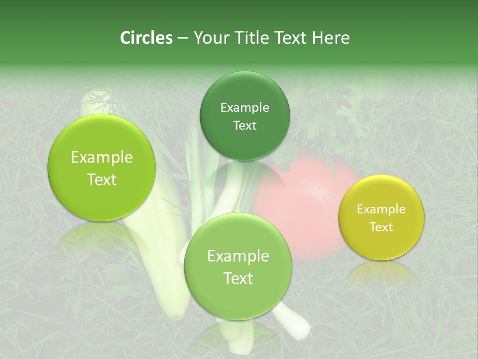 Nutritive Health Giving Grass PowerPoint Template
