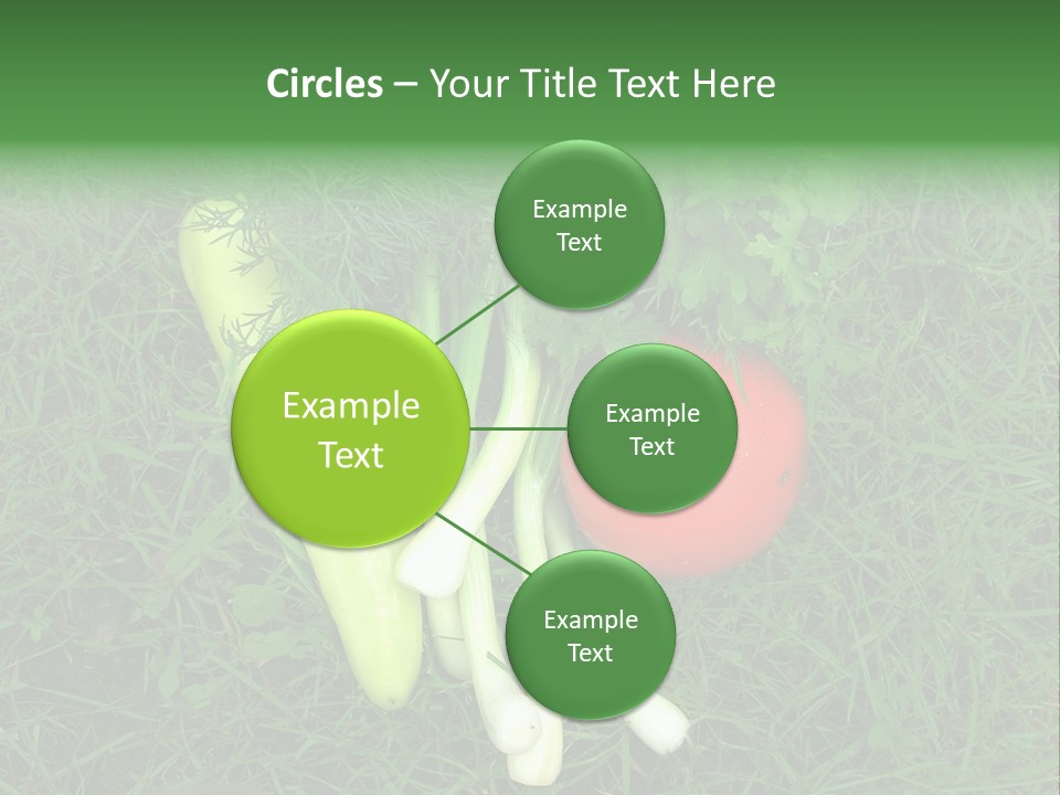 Nutritive Health Giving Grass PowerPoint Template