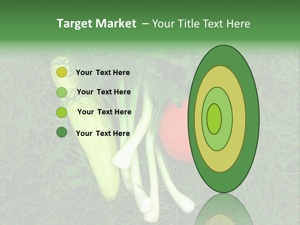 Nutritive Health Giving Grass PowerPoint Template