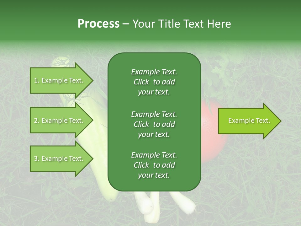 Nutritive Health Giving Grass PowerPoint Template