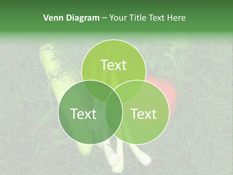 Nutritive Health Giving Grass PowerPoint Template