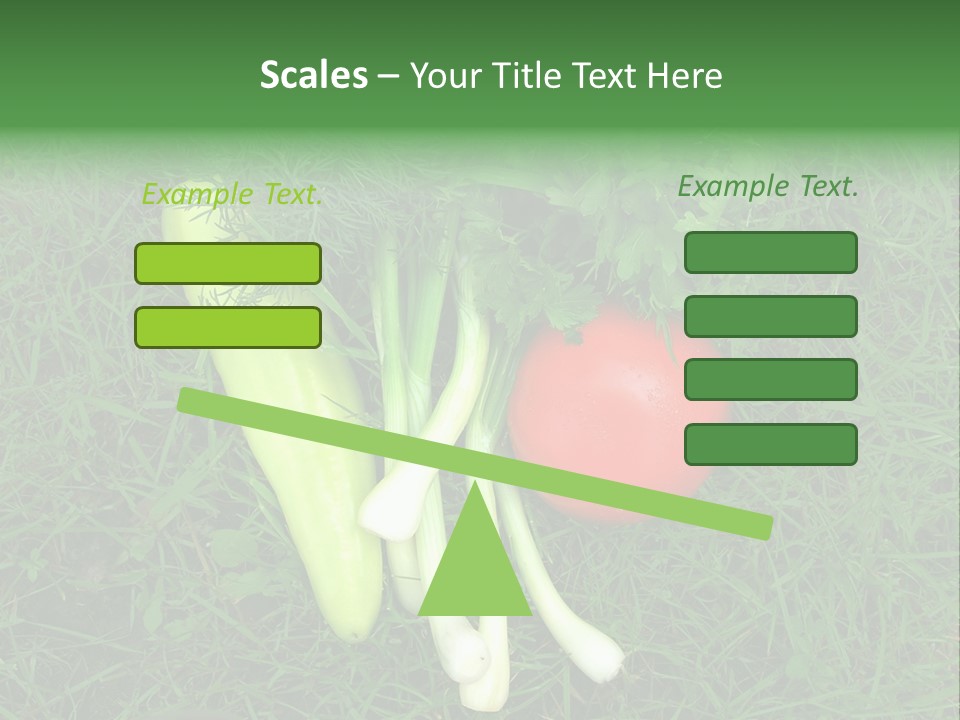 Nutritive Health Giving Grass PowerPoint Template