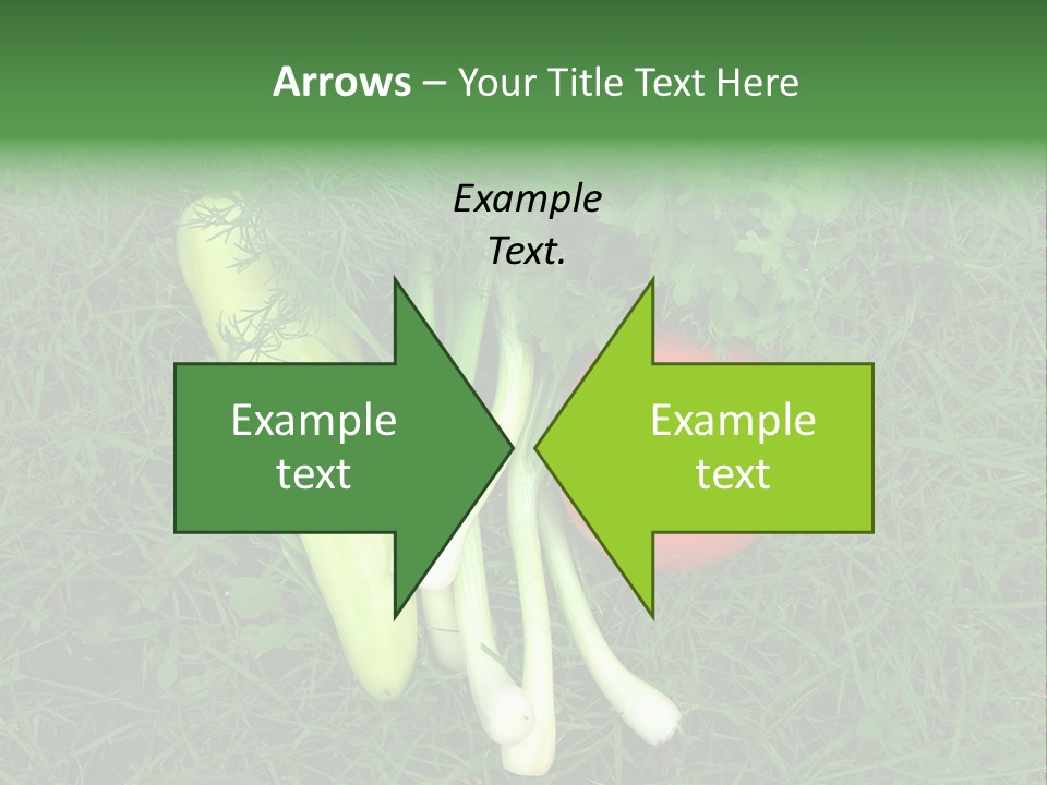Nutritive Health Giving Grass PowerPoint Template
