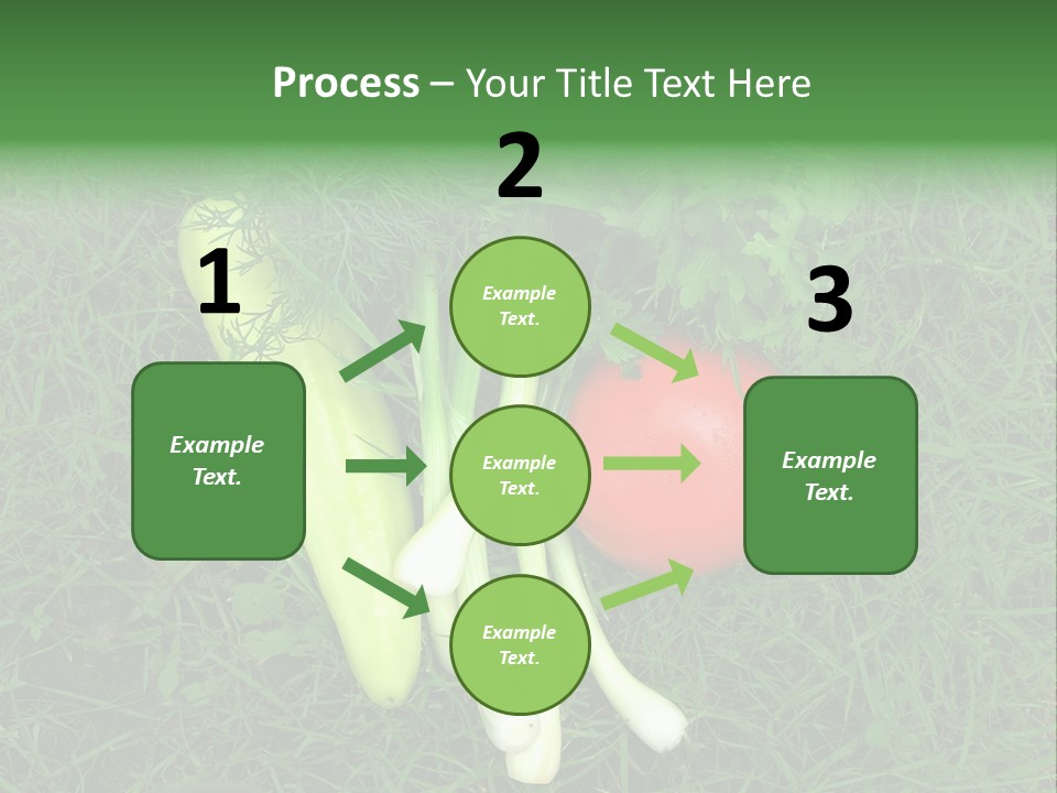 Nutritive Health Giving Grass PowerPoint Template