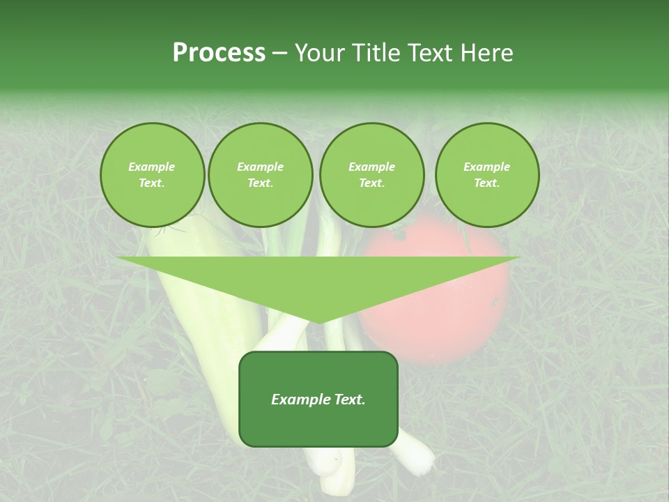 Nutritive Health Giving Grass PowerPoint Template