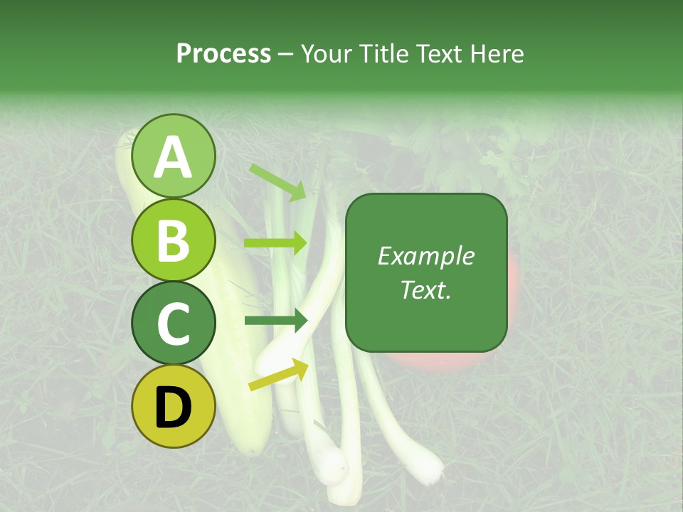Nutritive Health Giving Grass PowerPoint Template