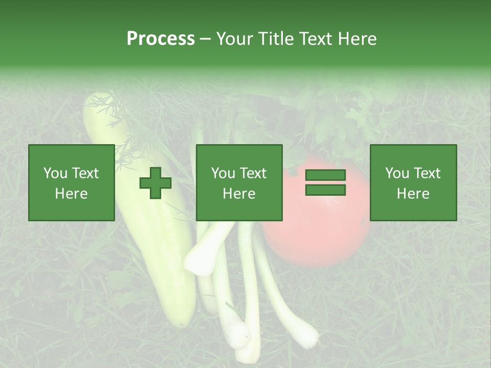 Nutritive Health Giving Grass PowerPoint Template