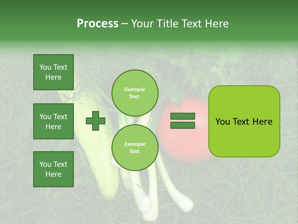 Nutritive Health Giving Grass PowerPoint Template