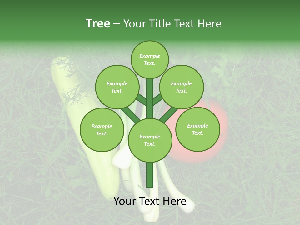 Nutritive Health Giving Grass PowerPoint Template