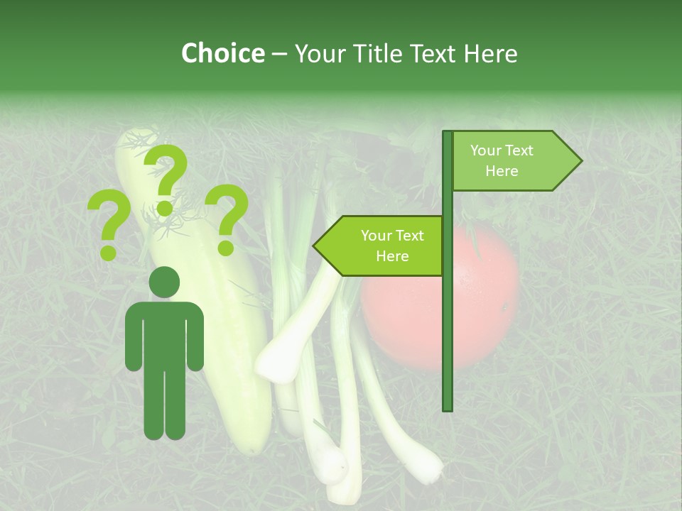 Nutritive Health Giving Grass PowerPoint Template