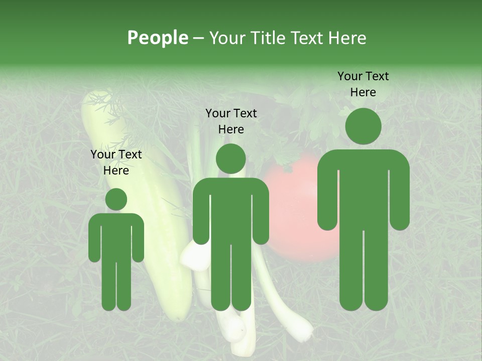 Nutritive Health Giving Grass PowerPoint Template