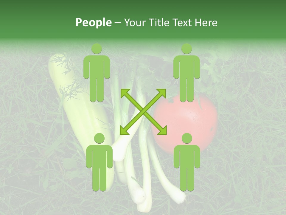 Nutritive Health Giving Grass PowerPoint Template