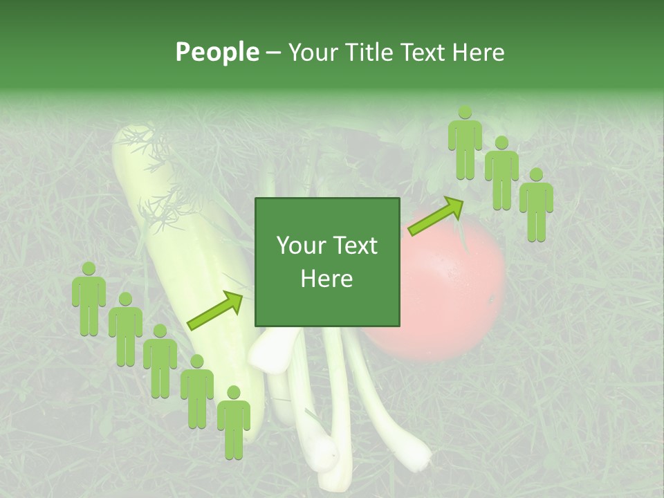 Nutritive Health Giving Grass PowerPoint Template