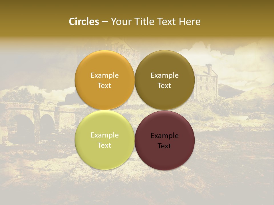 Stained Fantasy Travel PowerPoint Template