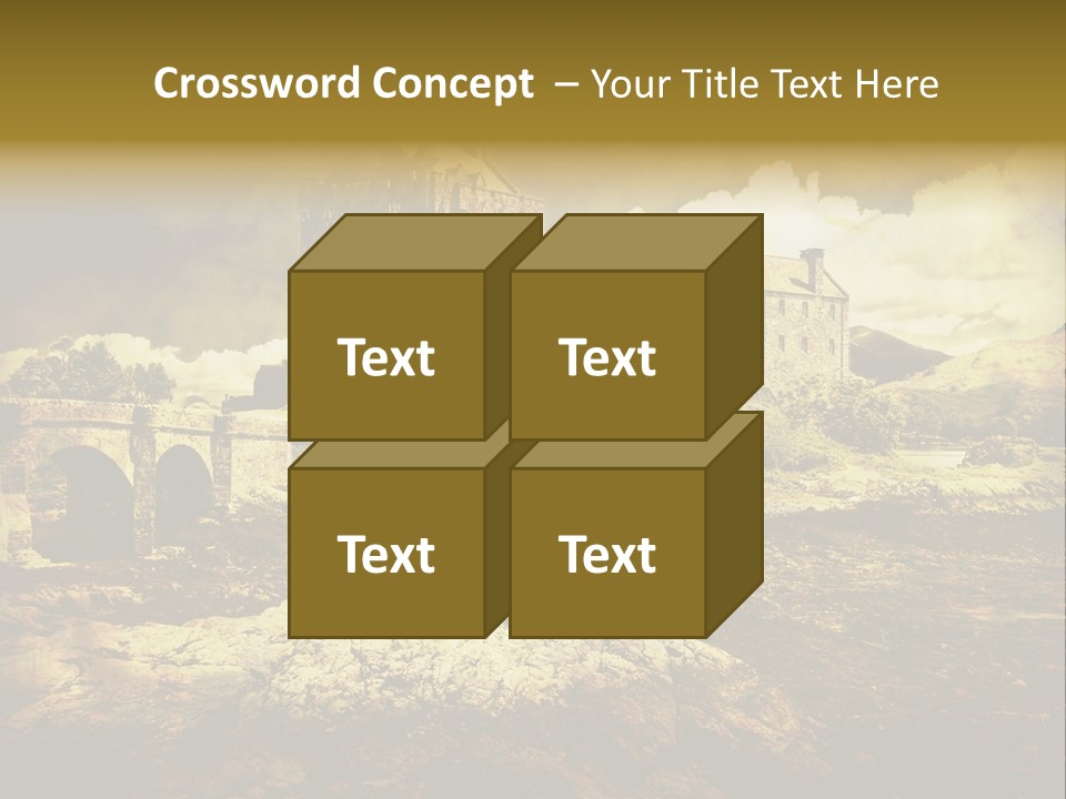 Stained Fantasy Travel PowerPoint Template