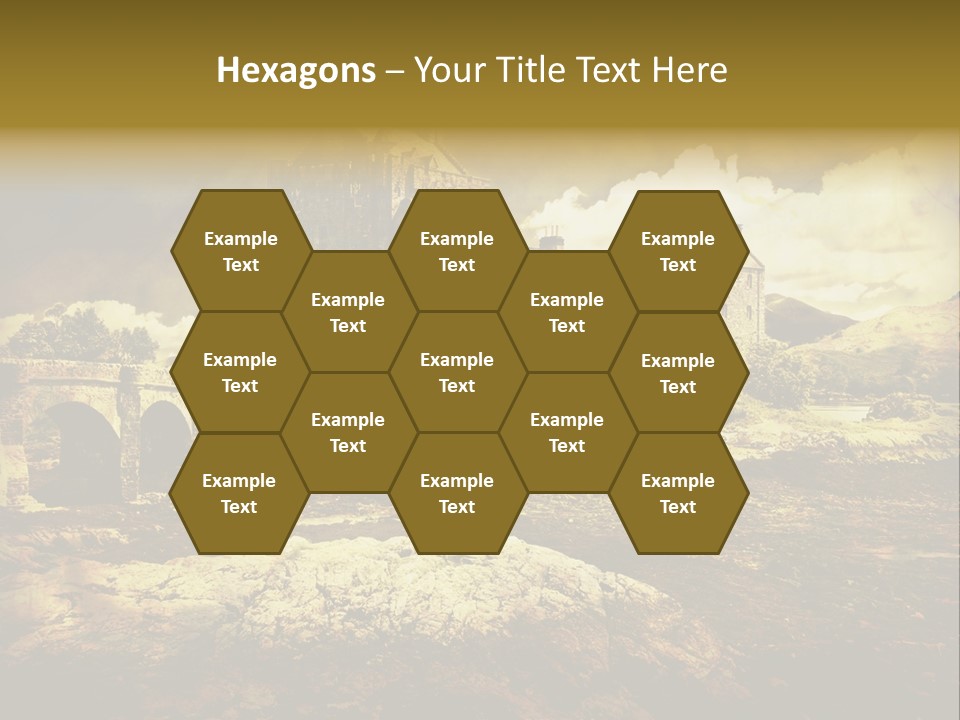 Stained Fantasy Travel PowerPoint Template