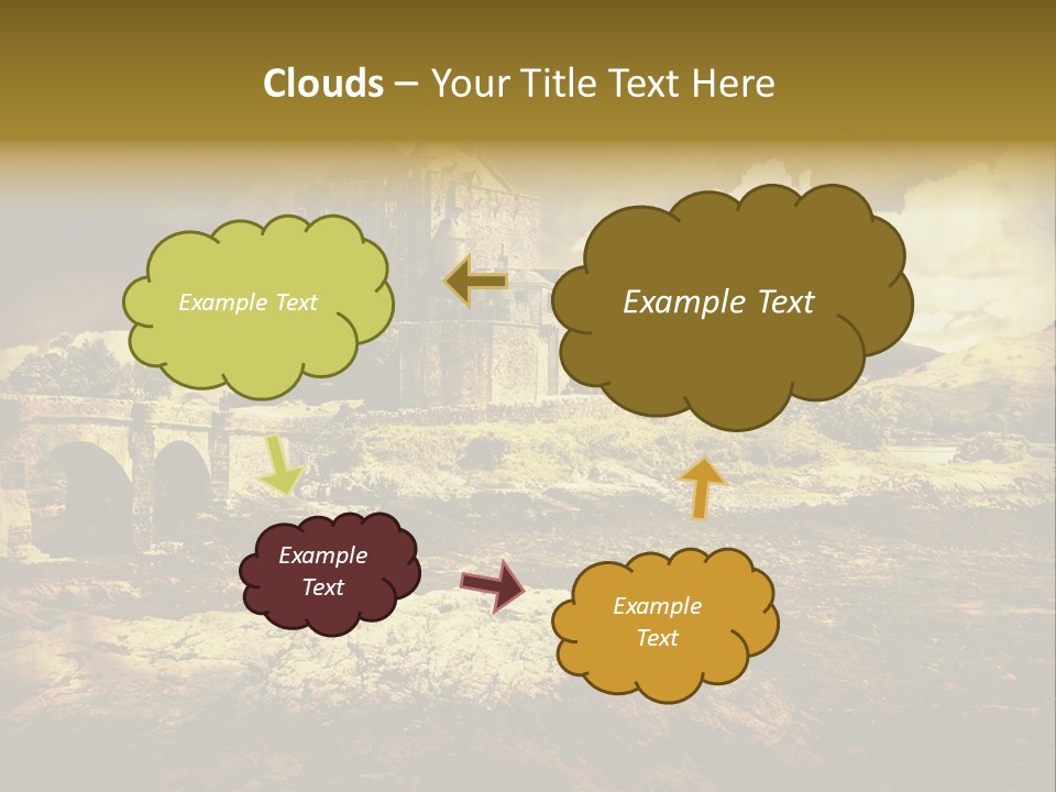 Stained Fantasy Travel PowerPoint Template